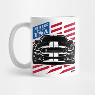 Mustang GT350 American Flag Made in the USA Mug